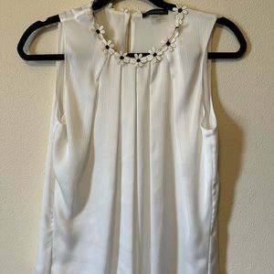 White Flower Blouse